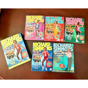 Richard Simmons Sweatin' to the Oldies DVD Set Vol. 1-5 Complete Collection Time